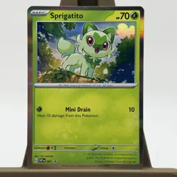 Sprigatito 001 Sv: Scarlet & Violet Promo Cards Holo - Image 1