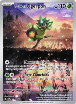 Teal Mask Ogerpon 123 Sv: Scarlet & Violet Promo Cards Holo - Image 1