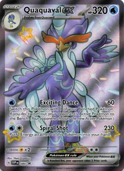 Quaquaval ex - SV: Scarlet & Violet Promo Cards 084 Promo Holo Pokemon - Image 1
