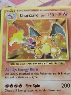 Pokemon TCG Evolutions XY Holo Rare Card Charizard 11/108 LP - Image 2