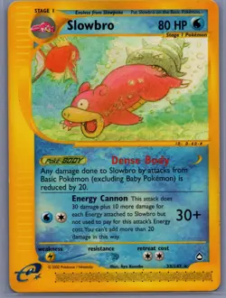 Slowbro - 33/147 - Pokemon Aquapolis Non-Holo Card MP - Image 5