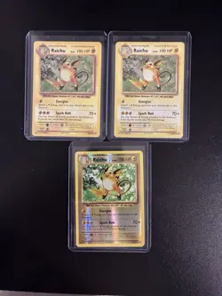 Raichu 36/108 Evolutions Holo Lot x3 Cards Total NM - Image 1