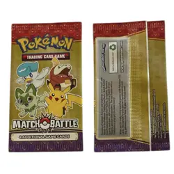 Lot 2 Pokemon TCG McDonald’s 2023 Happy Meal Match Battle Booster (4 Cards) Pack - Image 1