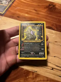 Pokemon Shining Tyranitar Neo Destiny Secret Rare Holo 80 HP Card 113/105 Engli… - Image 1
