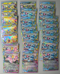Pokemon Prismatic Evolutions Umbreon Glaceon Surprise Box Stamped lot 22 cards - Image 1