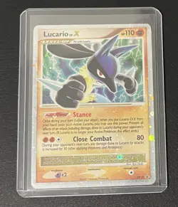 Pokemon TCG Lucario Lv X DP12 Diamond & Pearl Promo Holo Level Up Card - Image 1