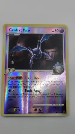 Crobat G 47/127 Platinum Reverse Holo Pokemon Card TCG - Image 1