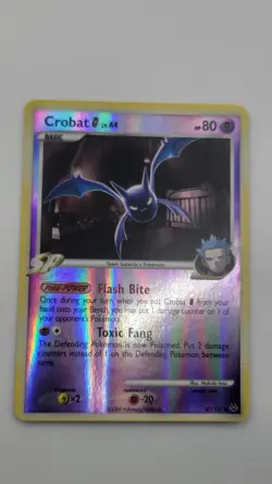 Crobat G 47/127 Platinum Reverse Holo Pokemon Card TCG - Image 2