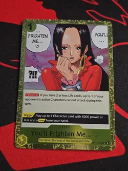One Piece OP14-118 Boa Hancock Card - Rare Foil You’ll Frighten Me CCG 2026 - Image 1