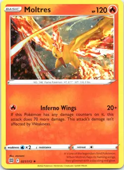 Moltres (Cosmos Holo) Promo Miscellaneous Cards & Products 021/172 NM - Image 1