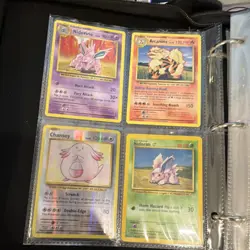 Pokemon older cards binder lots of used items but - Image 2