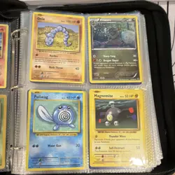 Pokemon older cards binder lots of used items but - Image 3