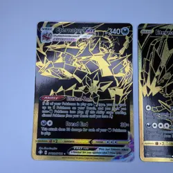 Pokemon Card TCG - Eternatus V SV121 & Eternatus VMAX SV122 Gold Secret Rares NM - Image 3