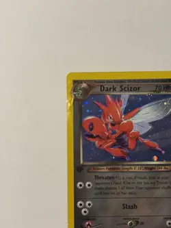 Dark Scizor - 9/105 - Pokemon Neo Destiny 1st Edition Holo Rare Card WOTC - HP! - Image 4