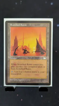 Scorched Ruins Weatherlight mtg Moderately Played - Image 3