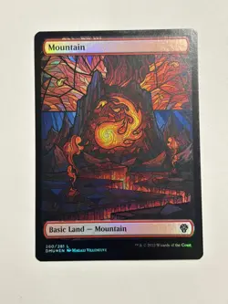 Mountain (Showcase) Dominaria United Foil Magic the Gathering MTG - Image 1
