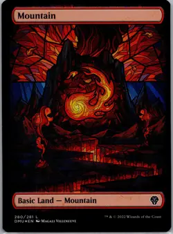 Dominaria United #280 Mountain (Showcase) FOIL MTG DMU - Image 1