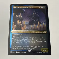 Ramses, Assassin Lord (Foil Etched) Commander: Dominaria United Foil - Image 1