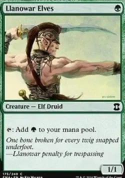 FOIL LLANOWAR ELVES NM! *ETERNAL MASTERS* - Image 1