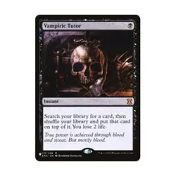 WOTC MtG The List Vampiric Tutor (MR) EX - Image 1