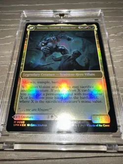 EDDIE BROCK / VENOM, LETHAL PROTECTOR Foil MTG Marvel's Spider-Man 0055 Mythic - Image 1