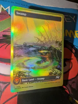 Magic The Gathering Swamp (0514) (First-Place Foil) MTG Aetherdrift Foil NM - Image 2
