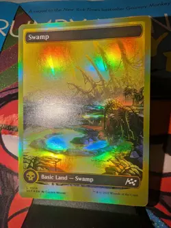Magic The Gathering Swamp (0514) (First-Place Foil) MTG Aetherdrift Foil NM - Image 3