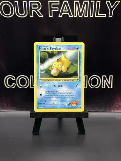 Misty's Psyduck Pokemon TCG 54/132 WOTC Regular LP - Image 1
