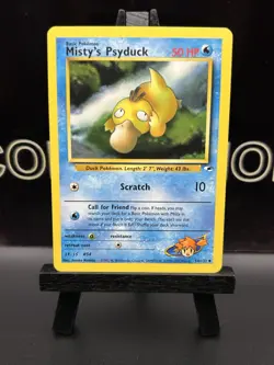 Misty's Psyduck Pokemon TCG 54/132 WOTC Regular LP - Image 2