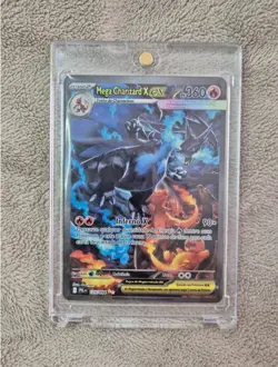 Pokemon Mega Charizard X ex EX Stage 2 Card 125/094 Portuguese TCG chaser packk - Image 1