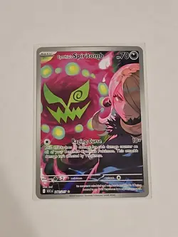 Pokemon Cynthia's Spiritomb 244/217 ASC Full Art Rare Basic 70 HP TCG - Image 1