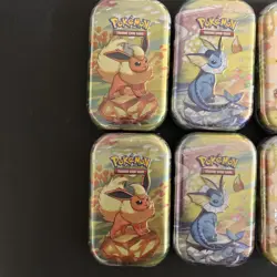 10x Pokemon Tcg Prismatic Evolutions 2 Pack Mini Tins - All Brand New And Sealed - Image 2