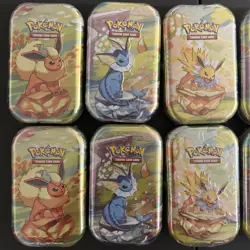 10x Pokemon Tcg Prismatic Evolutions 2 Pack Mini Tins - All Brand New And Sealed - Image 3