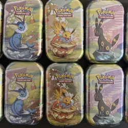 10x Pokemon Tcg Prismatic Evolutions 2 Pack Mini Tins - All Brand New And Sealed - Image 4