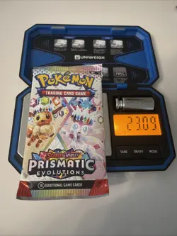 Heavy 23.09g Pokemon TCG Prismatic Evolutions Booster Pack ✅ - Image 1