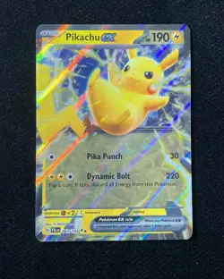 2023 Pokemon English PALEN 063/193 Pikachu EX Paldea Evolved Holo M10 HC22 - Image 1