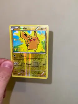 Pikachu 42/146 2014 Pokemon TCG XY Base Set Reverse Holo Common - LP - Image 2