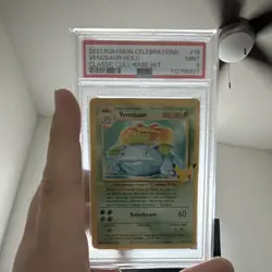 Pokemon Venusaur 15/102 Celebrations Classic Collection Holo PSA 9 2021 - Image 1