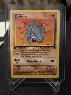1999 Pokemon 1st Edition Jungle Rhyhorn | Pack Fresh - Image 1