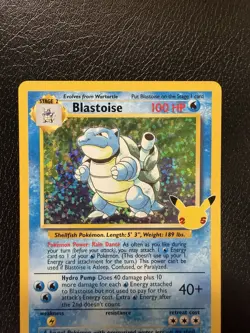Pokemon TCG Blastoise 2/102 Classic Collection Celebrations LP - Image 2