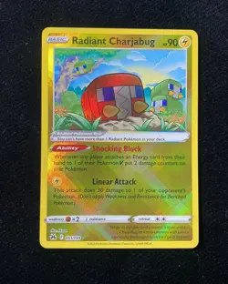 2023 Pokemon TCG English 051/159 Radiant Charjabu Crown Zenith Holo M10 HC22 - Image 1