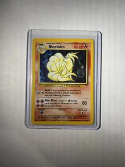 Pokemon Ninetales Base Set Black Flame - Image 1