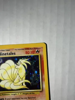 Pokemon Ninetales Base Set Black Flame - Image 4