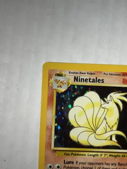 Pokemon Ninetales Base Set Black Flame - Image 5