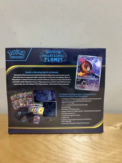 Phantasmal Flames Pokemon Center Exclusive Elite Trainer Box ETB Sealed New - Image 3