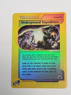 Pokemon TCG Underground Expedition Reverse Holo Trainer 140/144 Skyridge - Image 1