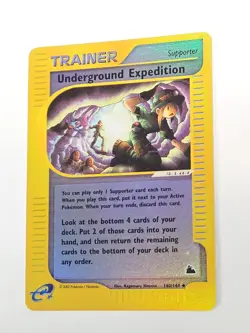 Pokemon TCG Underground Expedition Reverse Holo Trainer 140/144 Skyridge - Image 2