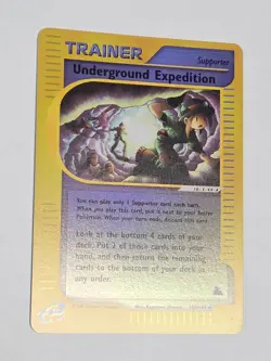 Pokemon TCG Underground Expedition Reverse Holo Trainer 140/144 Skyridge - Image 3