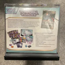 Pokemon Scarlet Violet Temporal Forces Waking ETB with Acrylic Sealed - Image 2