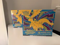 ASCENDED HEROES POKEMON CENTER PC EXCLUSIVE ETB POKEMON TCG SEALED NEW LOT OF 2 - Image 1